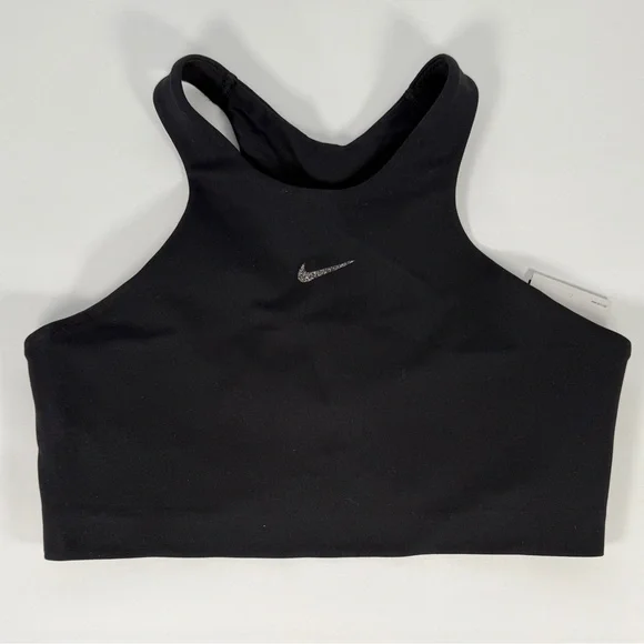 Nike Yoga Dri-FIT Alate Curve Women's Training Bra Size M
Black DQ5269-010 - Picture 3 of 5